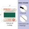 Griffin Silk Bead Cord Perlseide – Size 7 (0.75mm) – 2 Meters per Card – Stainless Steel Needle Attached – for Knotting Pearls, Gemstones, Crystals and Beads